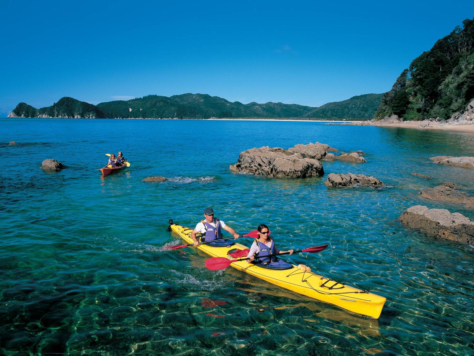 Sea kayaking in Abel Tasman