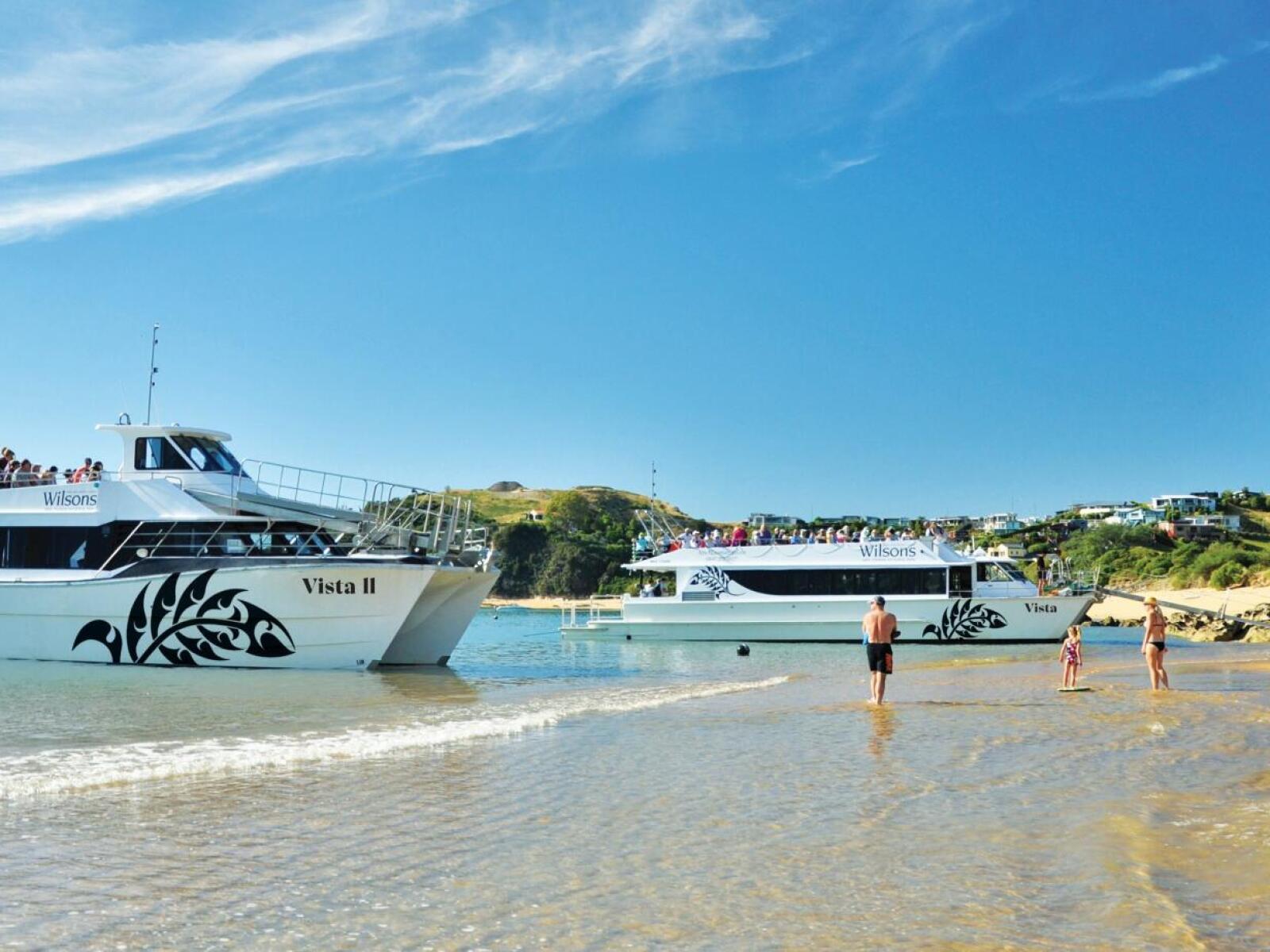 Wilsons vessel at Kaiteriteri