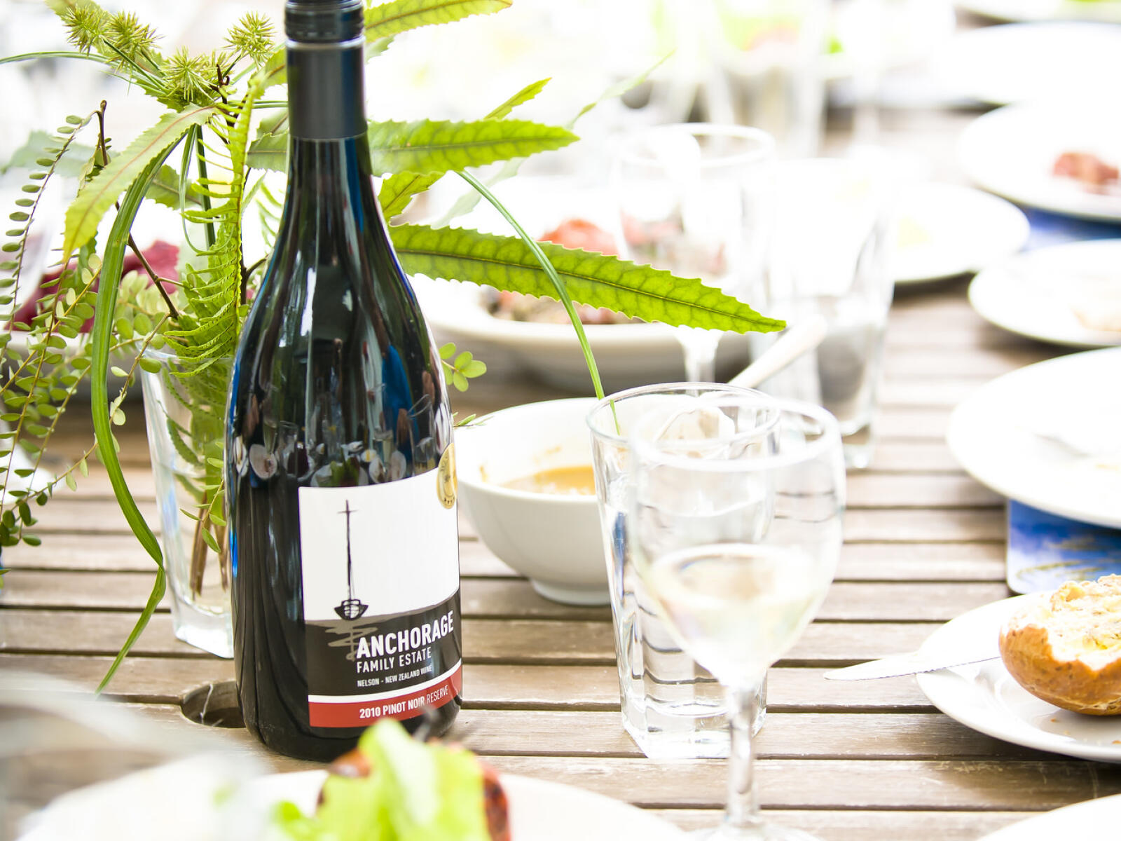 Torrent Bay Lodge table setting